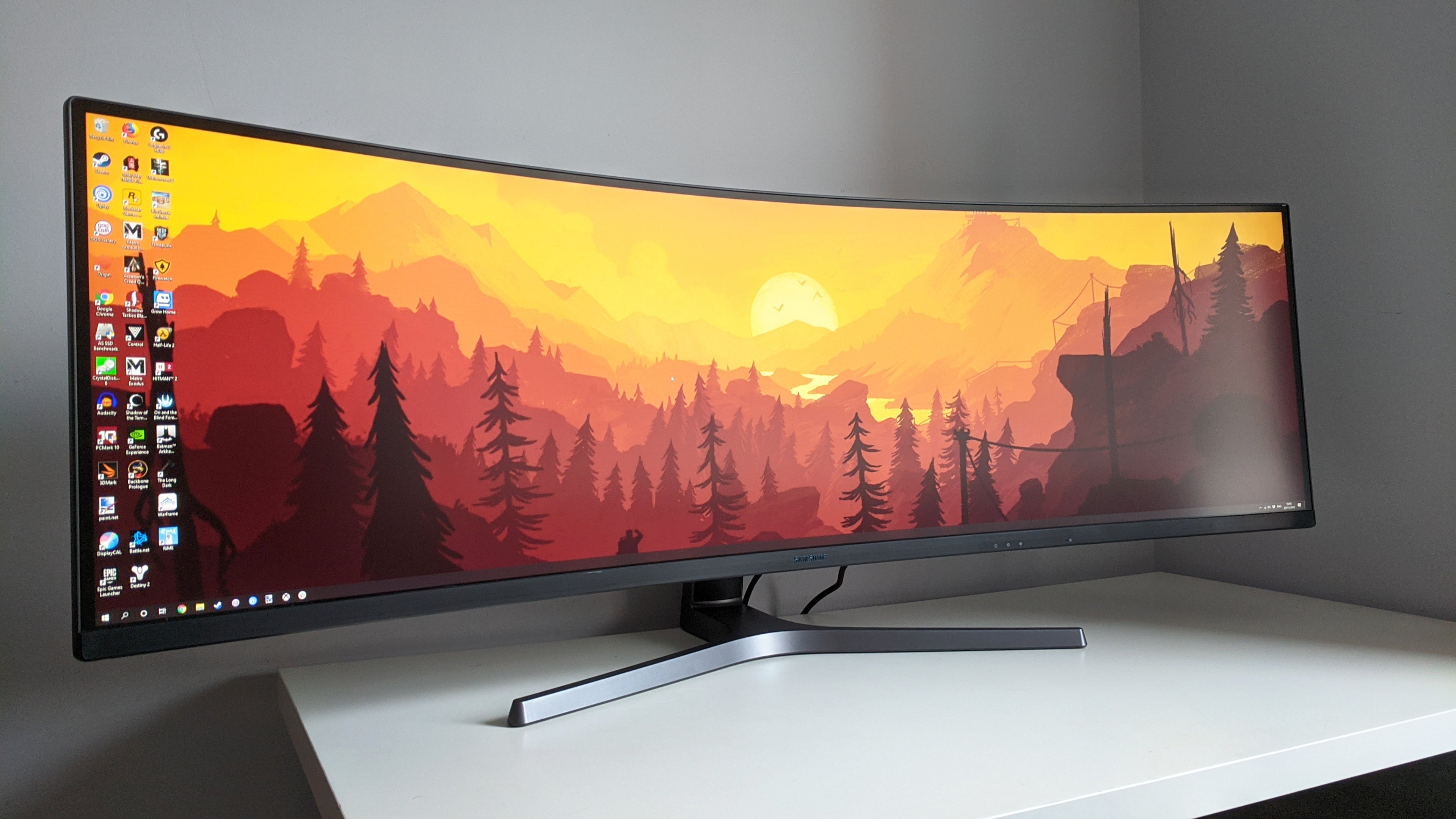 Samsung CRG9 review: A mad, but brilliant 49in 5120x1440 HDR gaming monitor  | Rock Paper Shotgun